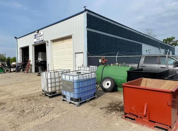 Equipment building — Pete J Costello Painting