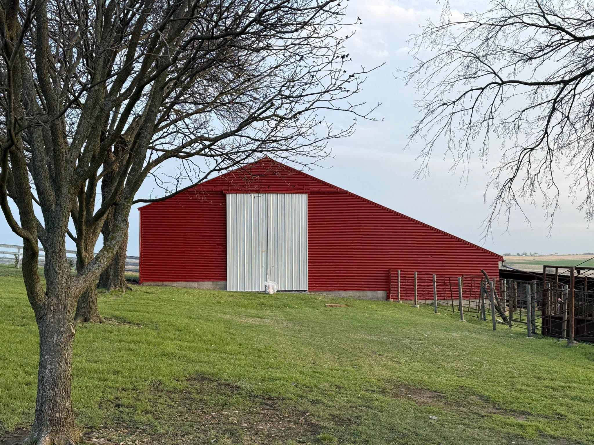 Red barn exterior — Pete J Costello Painting