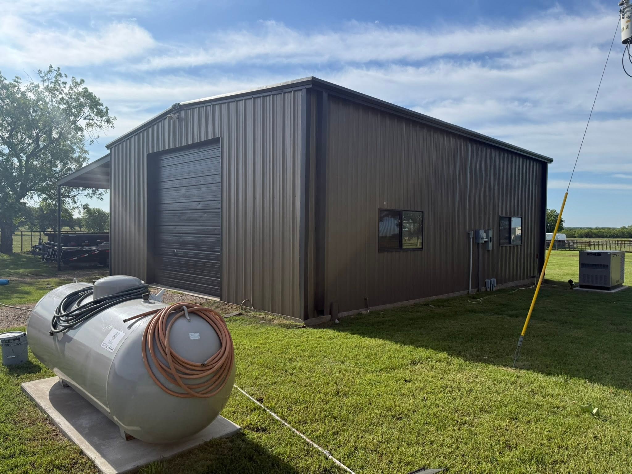 Metal garage — Pete J Costello Painting