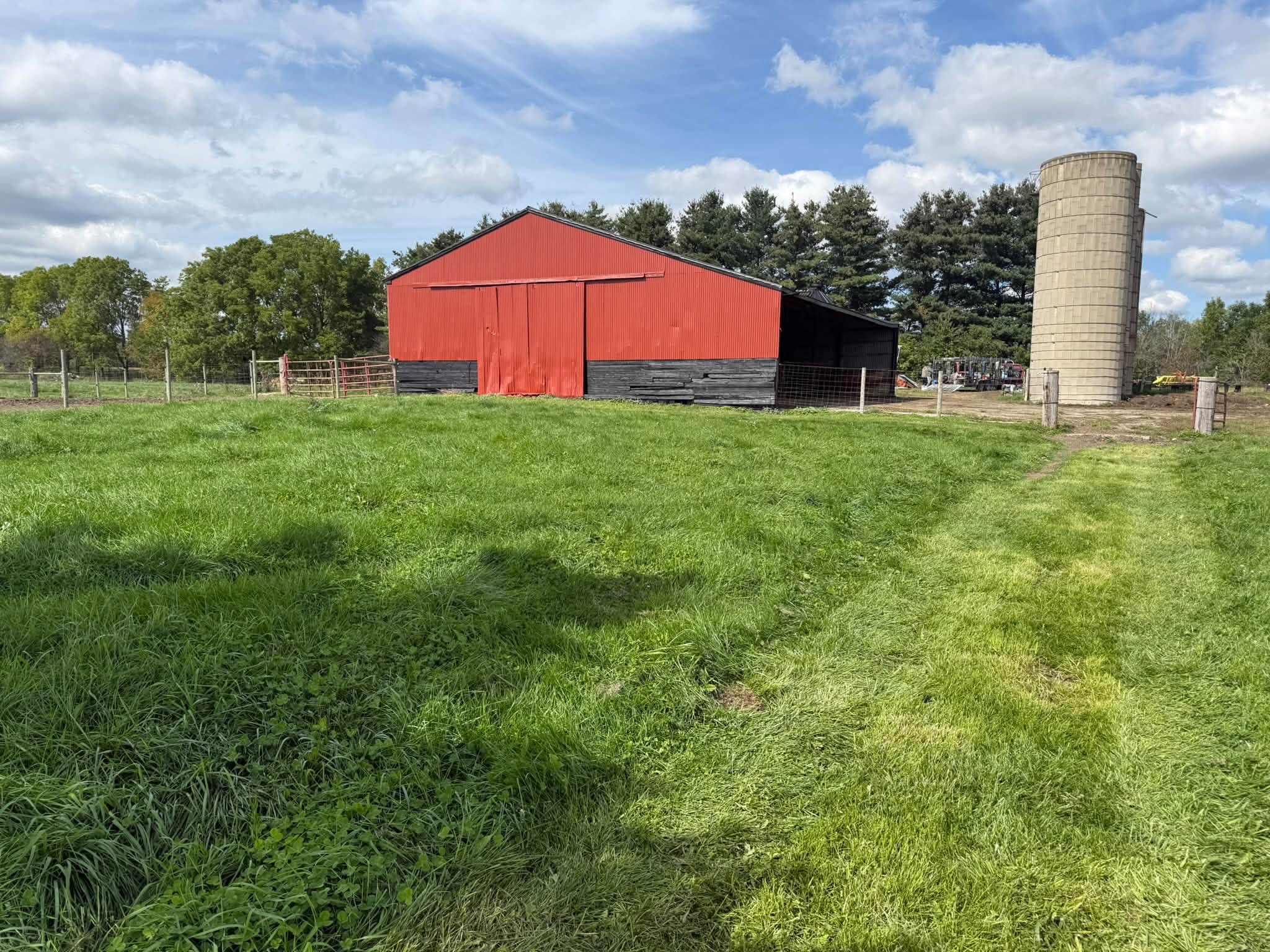 Barn in the field — Pete J Costello Painting