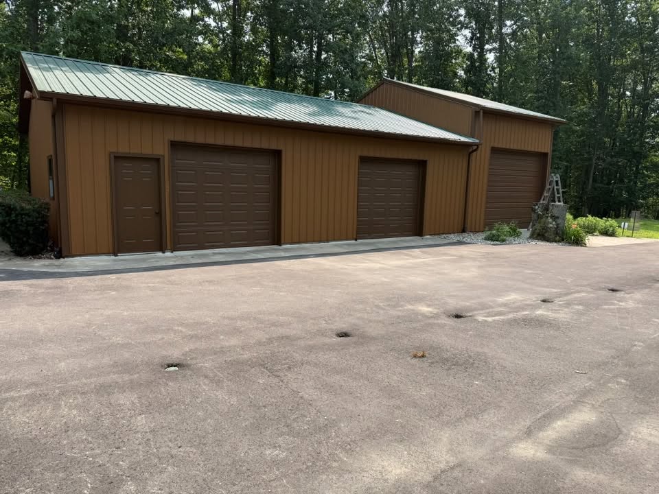 Garage exterior — Pete J Costello Painting